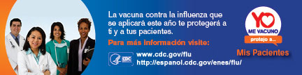 La vacuna contra la influenza que se aplicará este año te protegerá a ti y a tus pacientes.