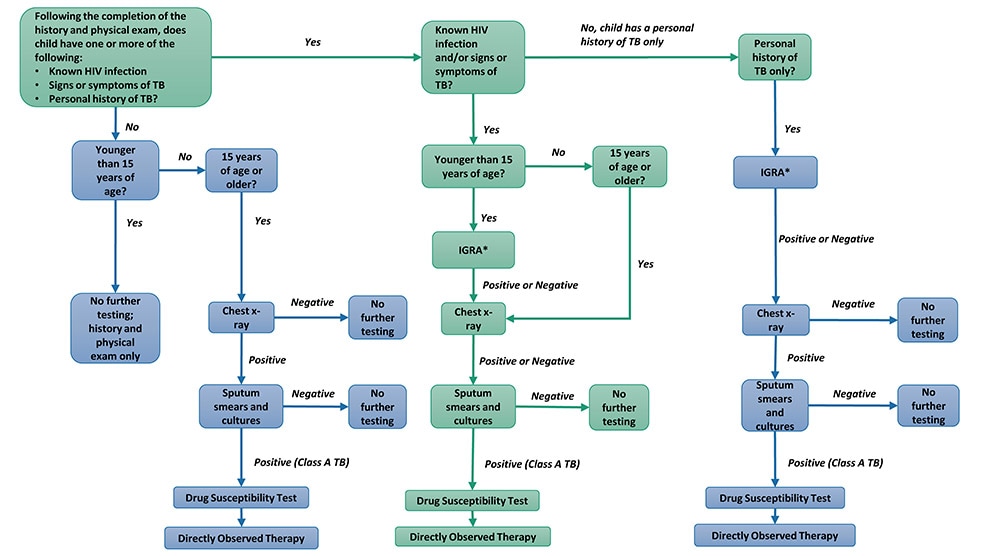 adoption-tb_faq-flowchart Tuberculosis Algorithm for Countries With Incidence less-than 20 Cases per 100,000 Population
