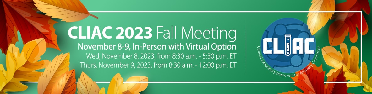 CLIAC Fall 2023 Meeting Banner