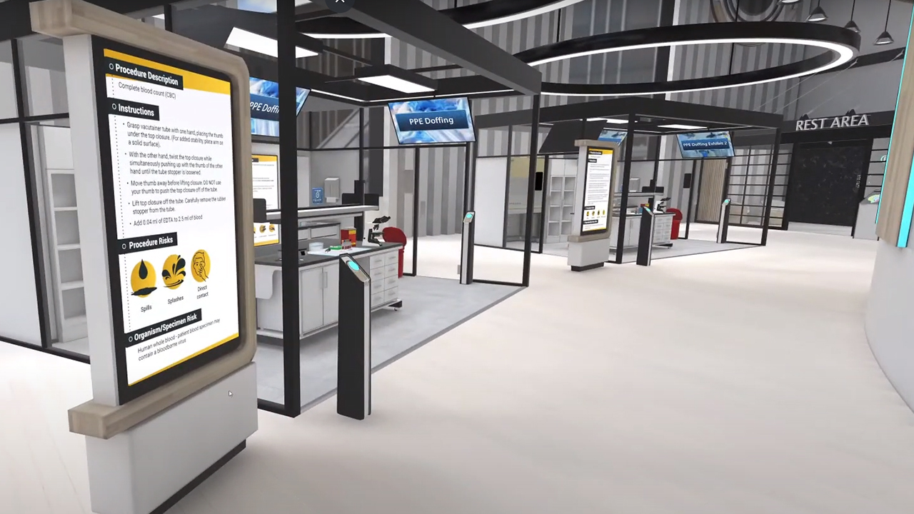 LabTrainingVR: Personal Protective Equipment