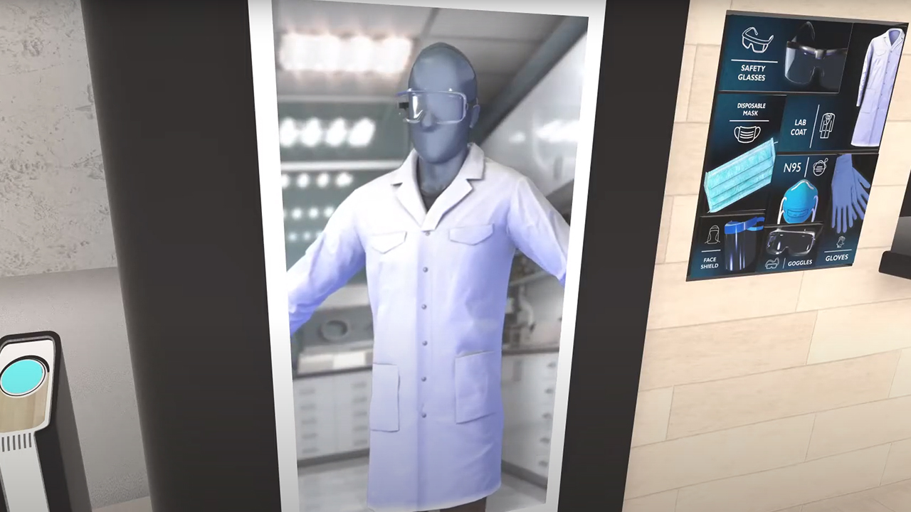 LabTrainingVR: Personal Protective Equipment