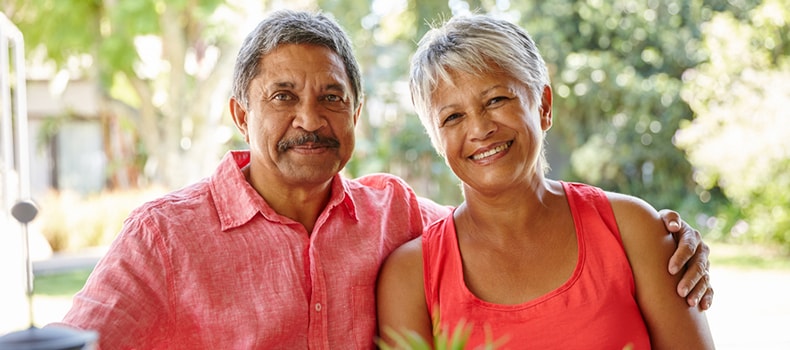 Hispanic couple