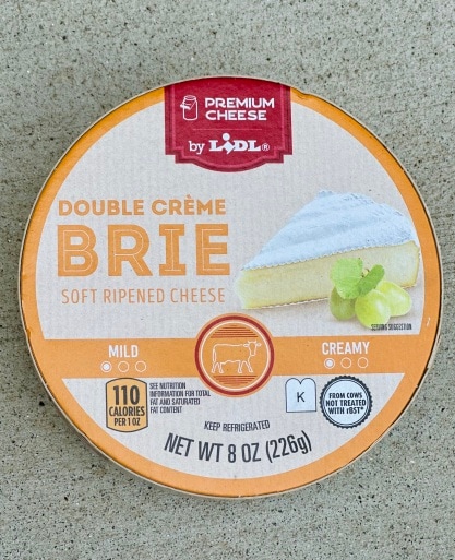Brie cheese Imagine of brie cheese packaging.