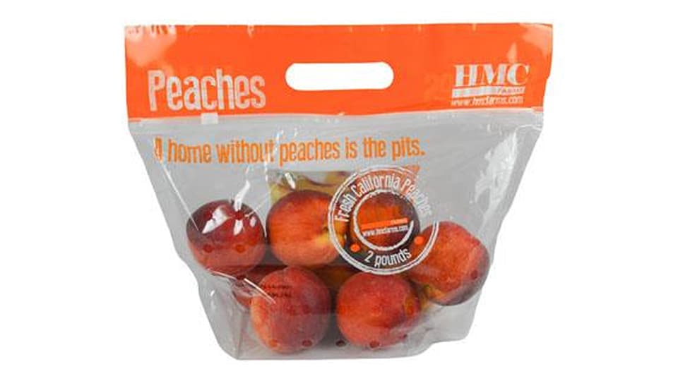 Bagged peaches bagged peaches