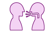 transmission-measles-01-190_110 illustration: person coughing on another person