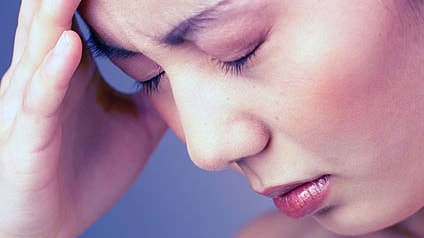 Headache A woman with a headache