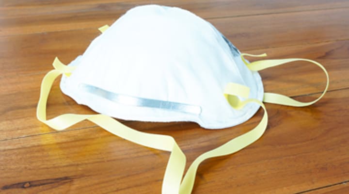 a breathing mask