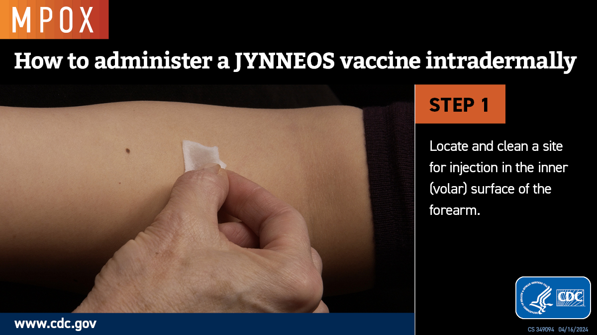 Intradermal injection site