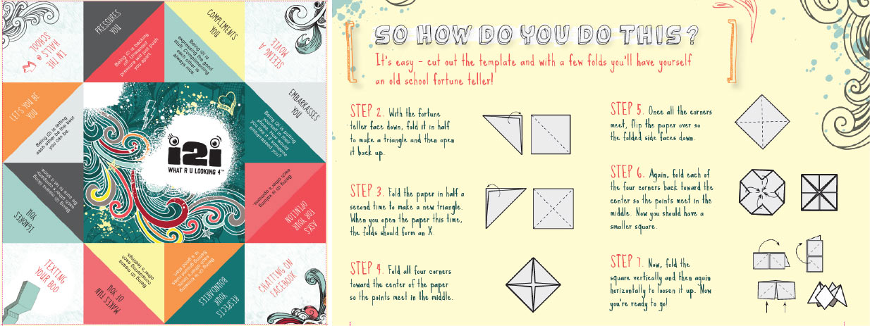 Dating Matters® i2i material - fortune teller how to sheet 