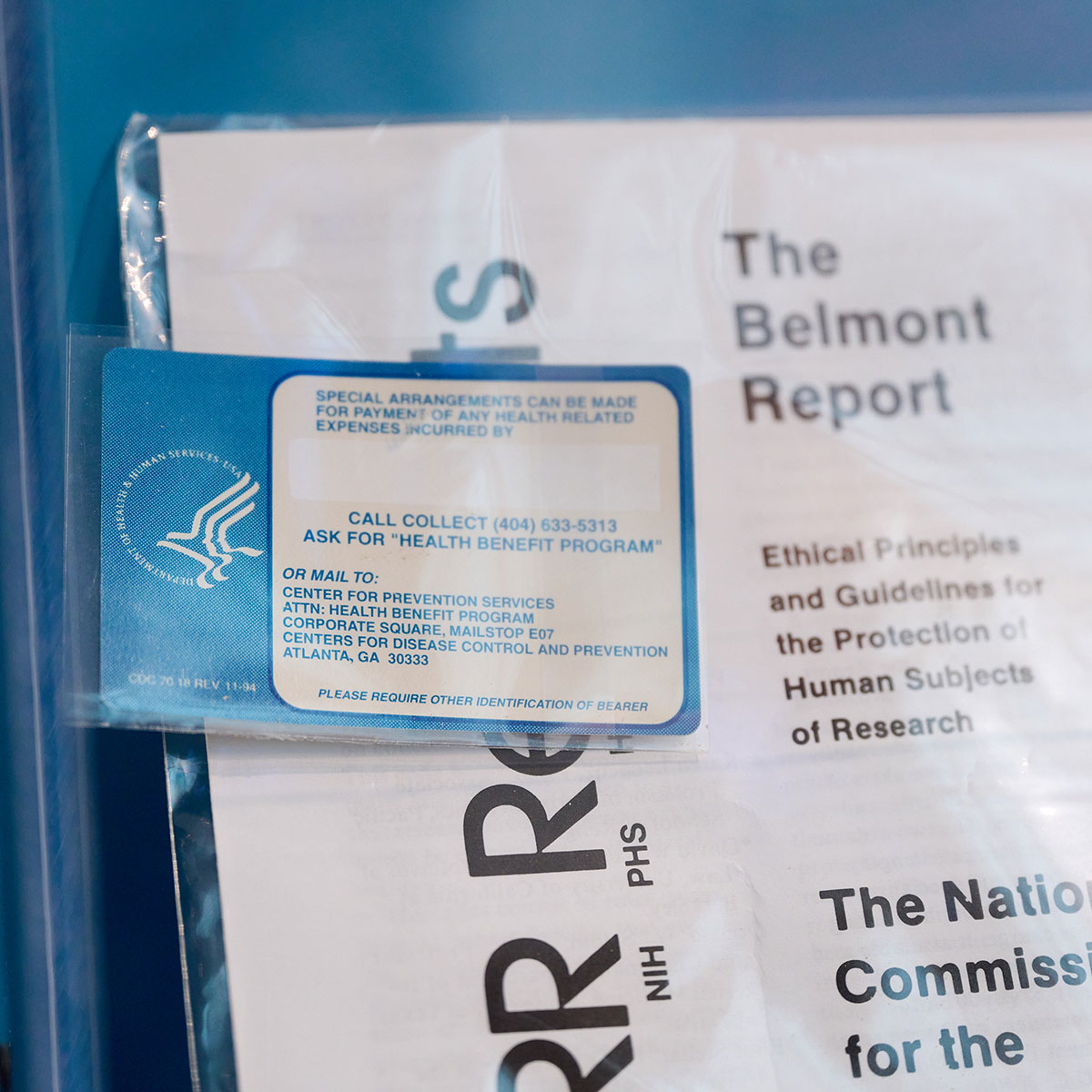 story-of-cdc-tuskegee-belmont-report Cover of the Belmont Report