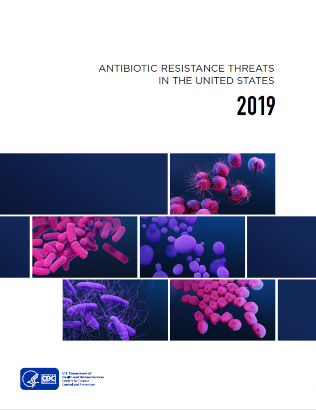 antibiotic-resistance-threats-pdf-cover Antibiotic Resistance Threats in the United States, 2019 PDF cover