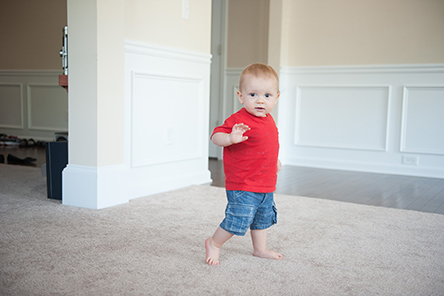 LTSAE Milestones 15 month old boy walking