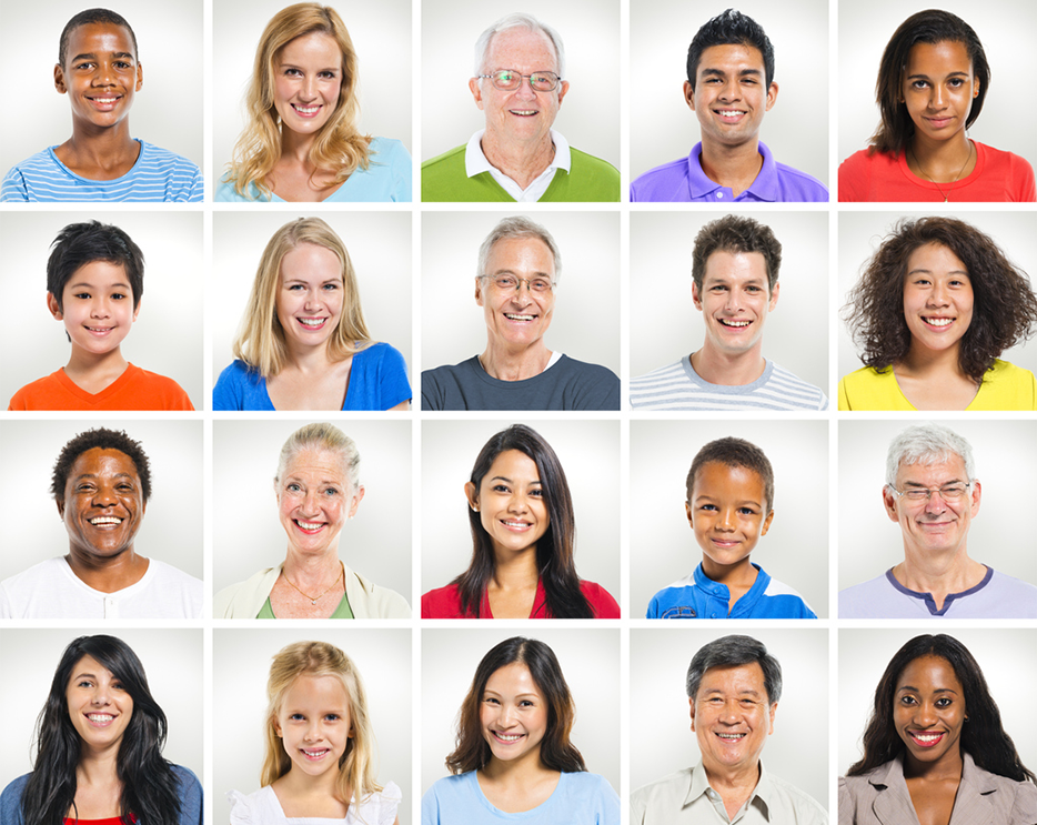 ADHD through the ages people smiling