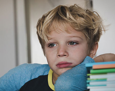 Boy with ADHD