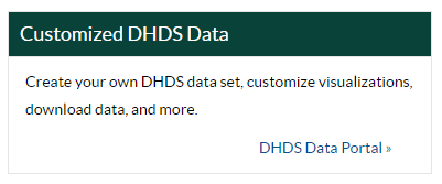 help-customized-dhds-data Screenshot: Customized DHDS data