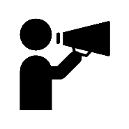Icon: bullhorn Bullhorm icon