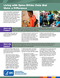 CDCsWorkLivingWithSpinaBifida.jpg Title: Living with Spina Bifida: A Public Health Challeng