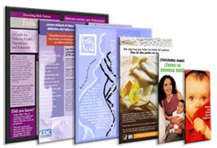Graphic: Imformative materials about folic acid