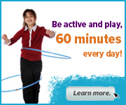 The Physical Activity Guidelines for Americans, issued by the U.S. Department of Health and Human Services, recommend that children and adolescents aged 6-17 years should have 60 minutes (1 hour) or more of physical activity each day. Learn more at http://www.cy118119.com/healthyyouth/physicalactivity/guidelines.htm.