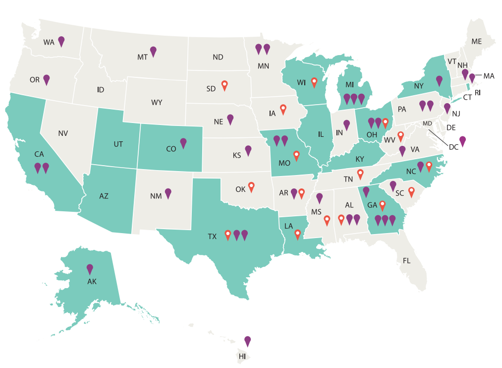 Funding by State Map