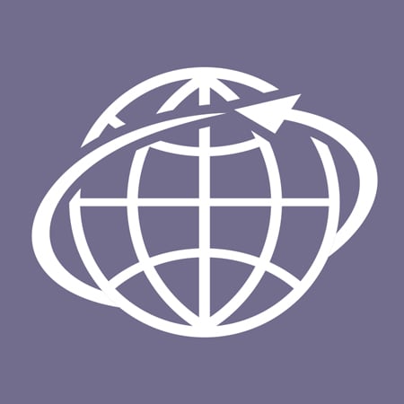 NCEZID Accomplishments 2019 - confronting infections across the globe An illustration showing a globe with an arrow wrapped around it.