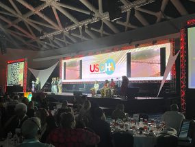 USCHA conference attendees at the opening session