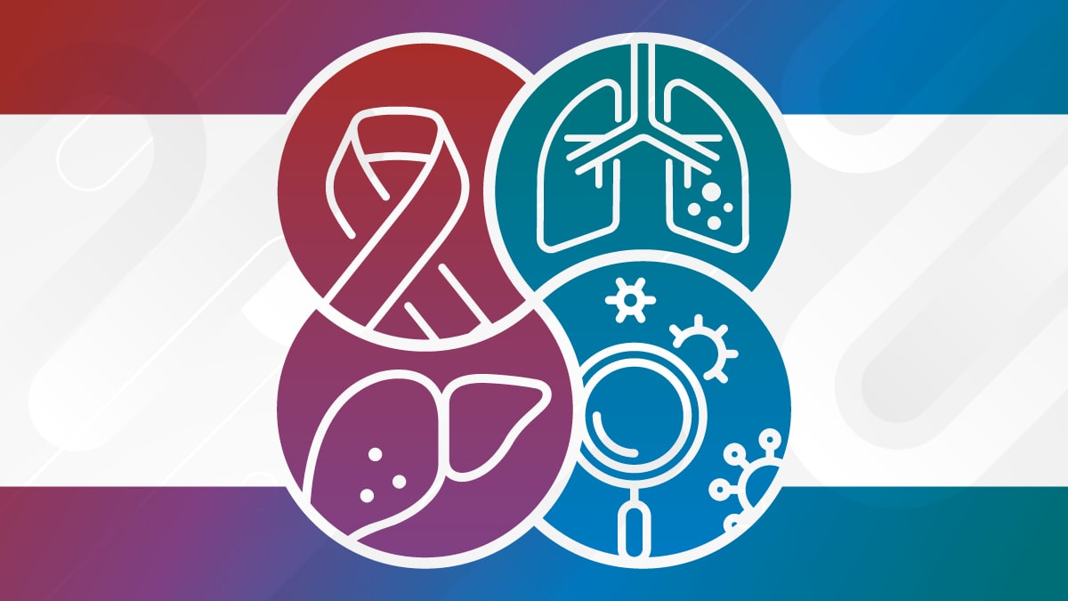 About NCHHSTP Illustration that combines HIV, viral hepatitis, STIs, and TB