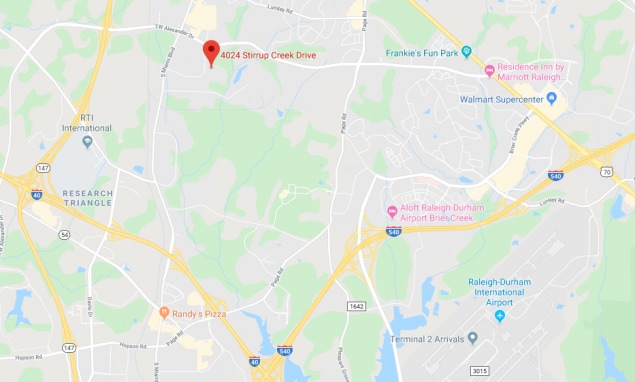 Map of Research Triangle Park (RTP) RTP Metropolitan Area Map