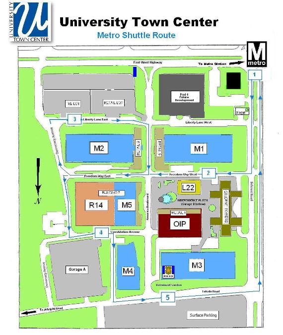 University Town Center Metro Shuttle Routine