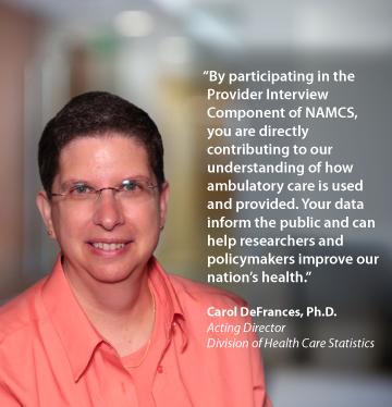 NAMCS-director Carol DeFrances