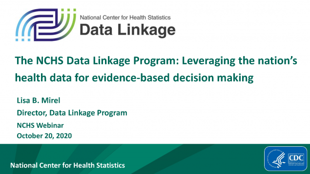 Data Linkage Webinar Data Linkage Webinar