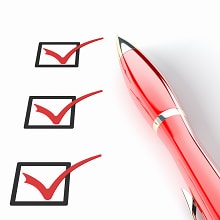 Image of check boxes