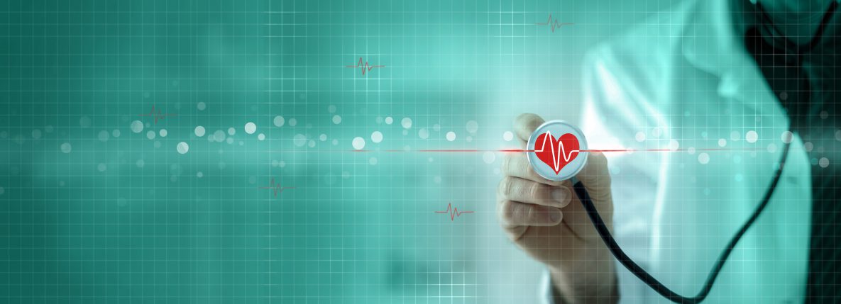 Doctor holding stethoscope, medical background Image of doctor with stethescope