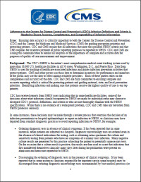 CDC and CMS Issue Joint Reminder on NHSN Reporting CDC and CMS Issue Joint Reminder on NHSN Reporting