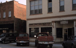 2015-175.jpg Area clinic (Sigourney, Iowa) where study participants received medical testing and provided survey responses. Photo by a member of the KCRHS research team.