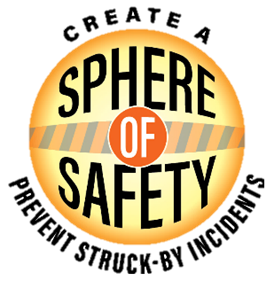 sphere-of-safety National Stand-Down to Prevent Struck-by Incidents in Construction Logo