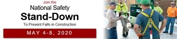 National Safety Stand Down to prevent falls in construction conference