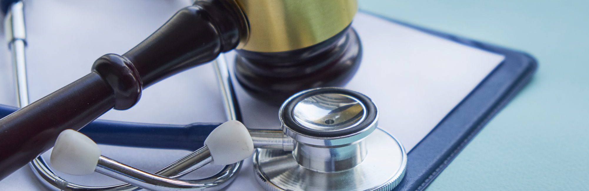 Gavel and stethoscope Gavel and stethoscope