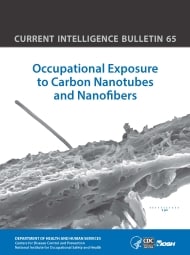 Cover of Current Intelligence Bulletin 65: Occupational Exposure to Carbon Nanotubes and Nanofibers Cover of NIOSH Current Intelligence Bulletin 65: Occupational Exposure to Carbon Nanotubes and Nanofibers