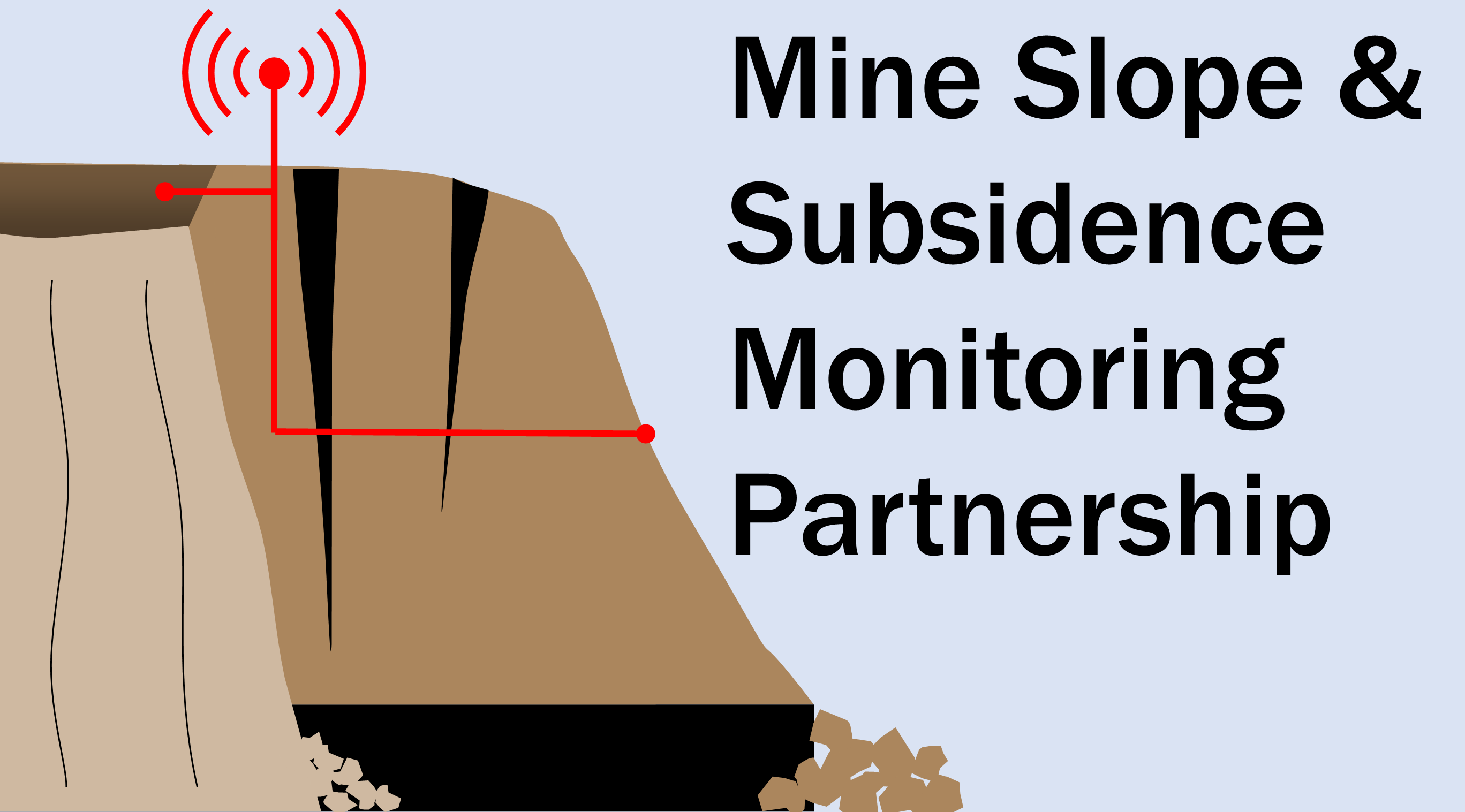Mine Slope and Subsidence Monitoring partnership logo Mine Slope and Subsidence Monitoring Partnership logo