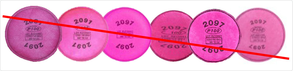 Six counterfeit filters