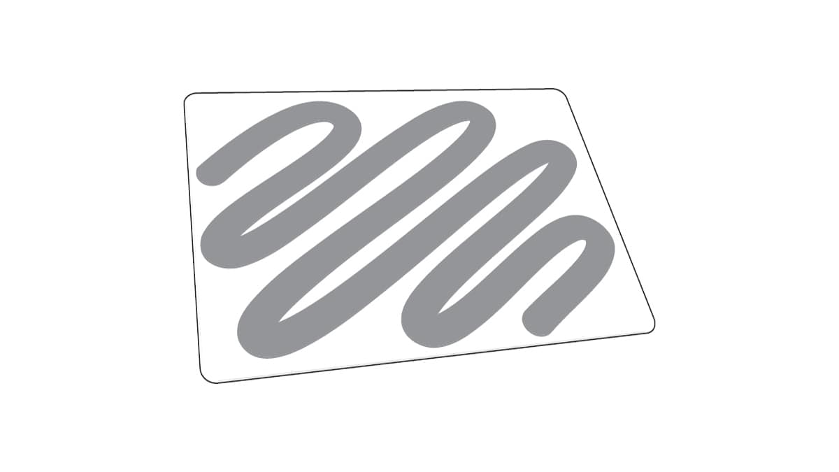 — title missing — Example of overlapping ‘S’ pattern to cover the entire surface with diagonal strokes