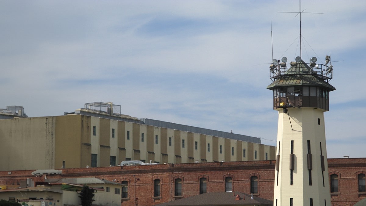 Prison Guard Tower - Correctional Worker Guard tower at a prison.
