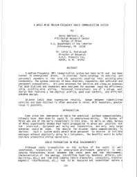Image of publication A Whole-Mine Medium-Frequency Radio Communication System