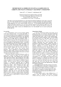 Image of publication Biomechanical Modeling of Spinal Loading Due to Jarring and Jolting for Heavy Equipment Operators