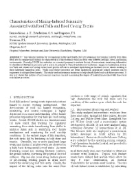 Image of publication Characteristics of Mining-Induced Seismicity Associated with Roof Falls and Roof Caving Events