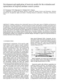 Image of publication Development and Application of Reservoir Models for the Evaluation and Optimization of Longwall Methane Control Systems