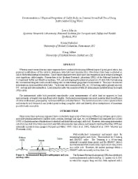 Image of publication Determination of Physical Properties of Cable Bolts in Cement Grout Pull Tests Using Instrumented King Wires