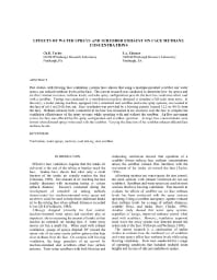 Image of publication Effects of Water Sprays and Scrubber Exhaust on Face Methane Concentrations