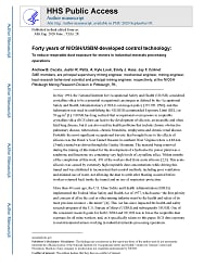 First page of Forty Years of NIOSH/USBM-developed Control Technology to Reduce Respirable Dust Exposure for Miners in Industrial Minerals Processing Operations